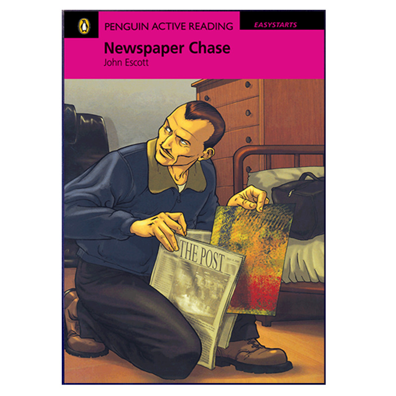 کتاب Newspaper Chase اثر John Escott انتشارات هدف نوین