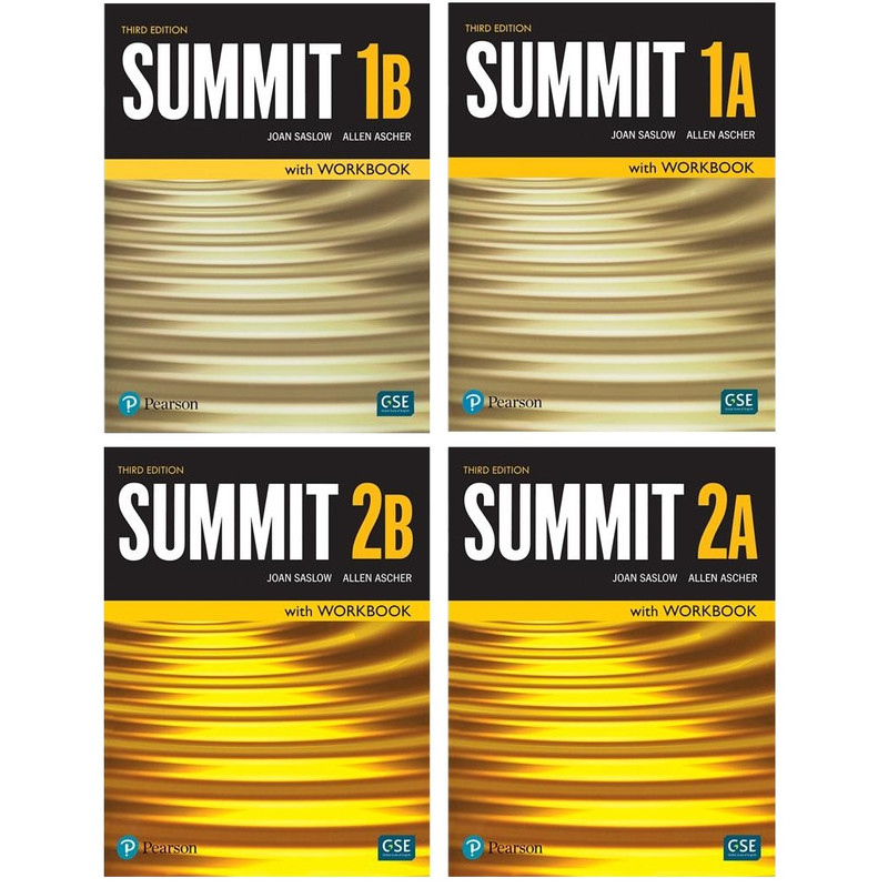 کتاب Summit Third Edition اثر Joan Saslow and Allen Ascher انتشارات Pearson چهار جلدی