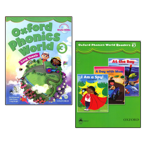 کتاب Oxford Phonics World 3 اثر جمعی از نویسندگان انتشارات اشتیاق نور 2 جلدی