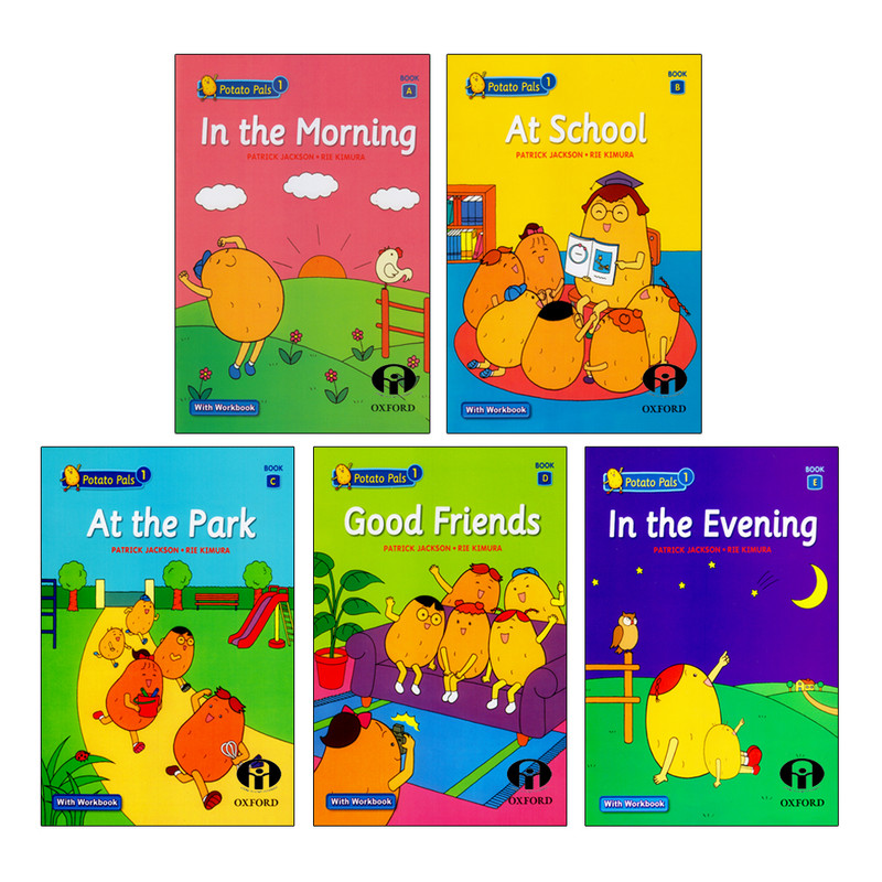 کتاب داستان Potato Pals 1 اثر Patrick Jackson And Rie Kimura انتشارات الوندپویان 5 جلدی