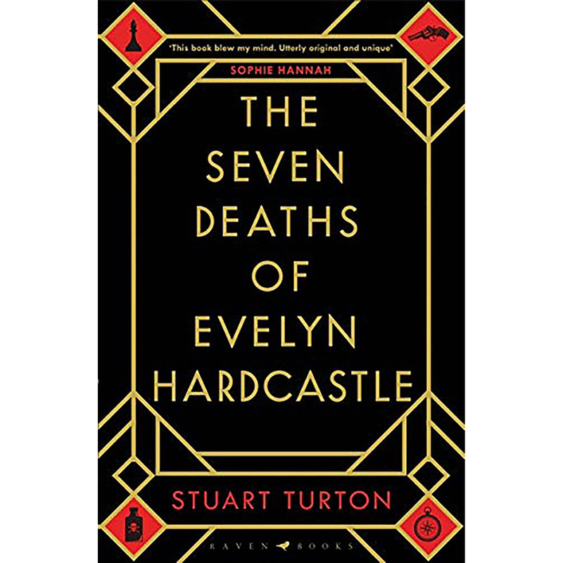 کتاب The seven 1/2 Deaths of Evelyn Hardcastle اثر Stuart Turton انتشارات Raven Books