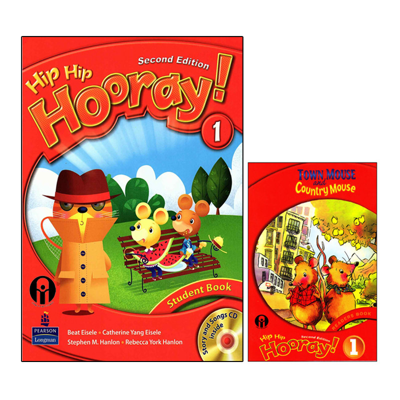 کتاب Hip Hip Hooray 1 اثر جمعی از نویسندگان انتشارات الوندپویان دو جلدی