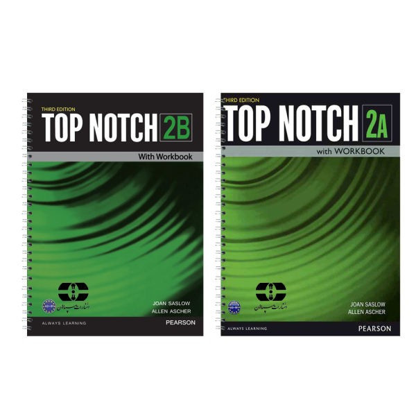 کتاب Top Notch 3rd 2 اثر Joan Saslow and Allen Ascher انتشارات سپاهان 2 جلدی