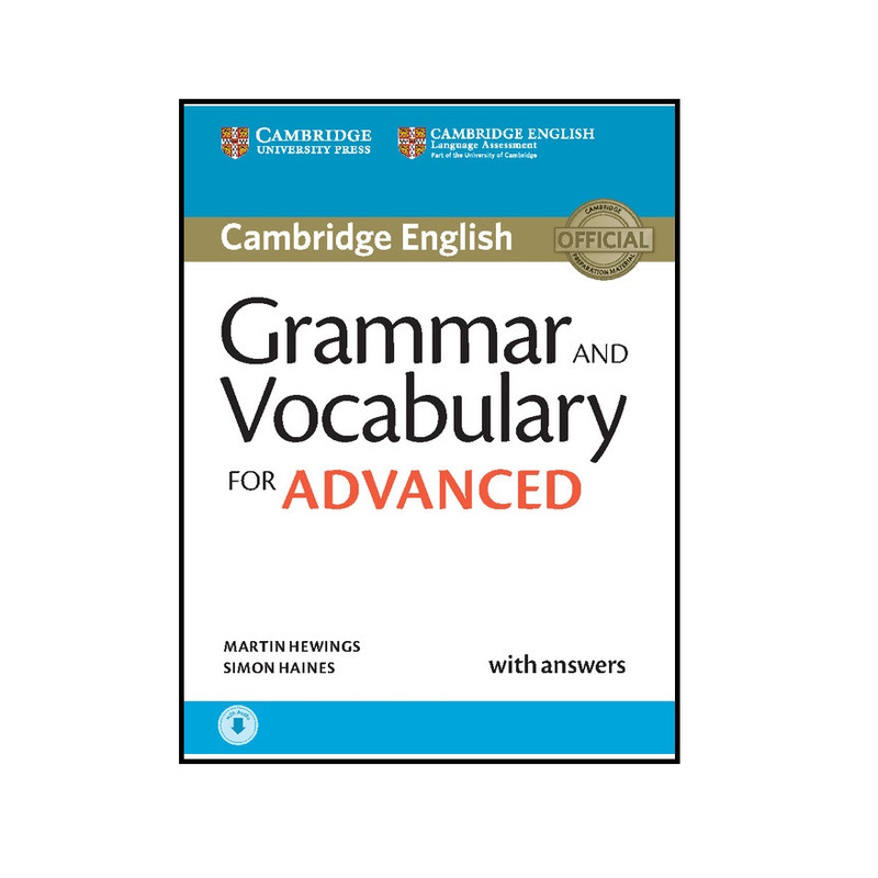 کتاب Grammar and Vocabulary for Advanced اثر Martin Hewings, Simon Haines انتشارات Cambridge University Press
