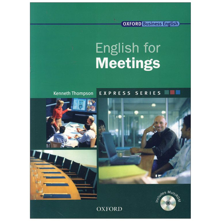 کتاب English for Meetings اثر Kenneth Thomson نشر oxford