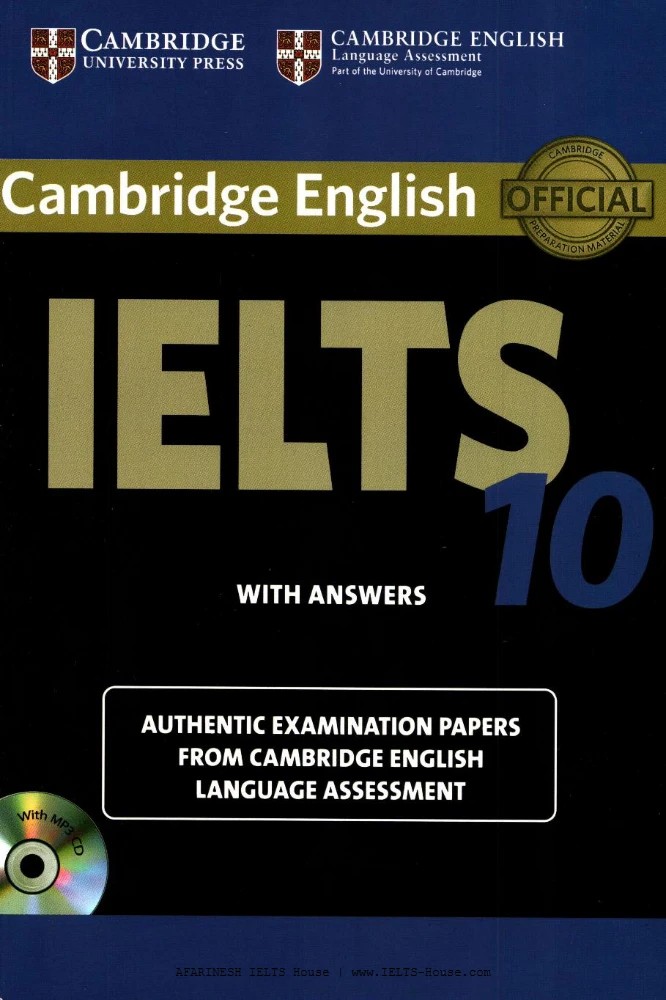 کتاب Cambridge IELTS 10 (کتاب کمبریج آیلتس ۱۰) نسخه انگلیسی PDF