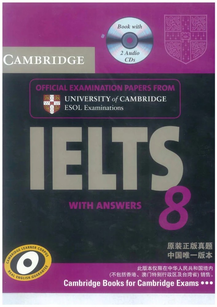 کتاب Cambridge IELTS 8 (کمبریج آیلتس 8) نسخه PDF و صوتی
