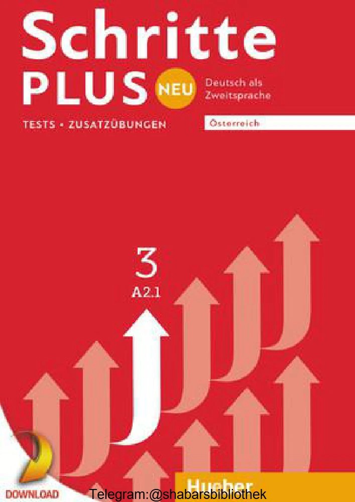 کتاب Schritte plus Neu 3 A2.1 (گام‌های جدید سطح A2.1) نسخه آلمانی PDF