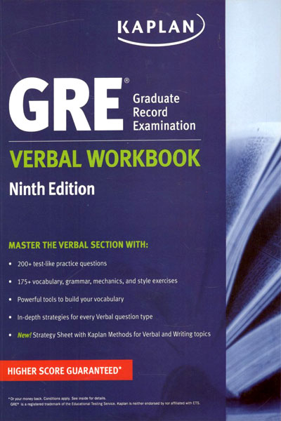 کتاب GRE Verbal Workbook