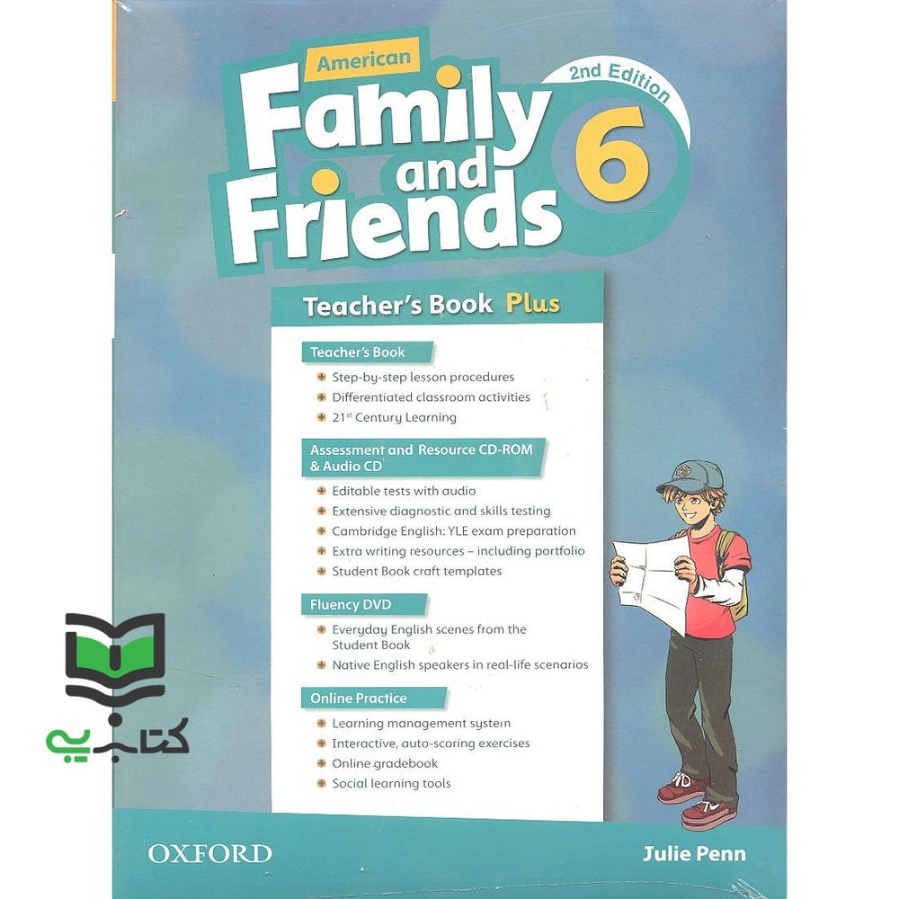 کتاب American Family and Friends 6 Teachers Book +CD 2nd