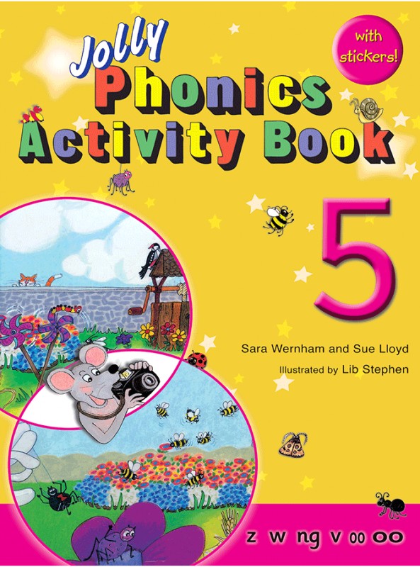 کتاب زبان Jolly Phonics Activity Book 5 +Work book