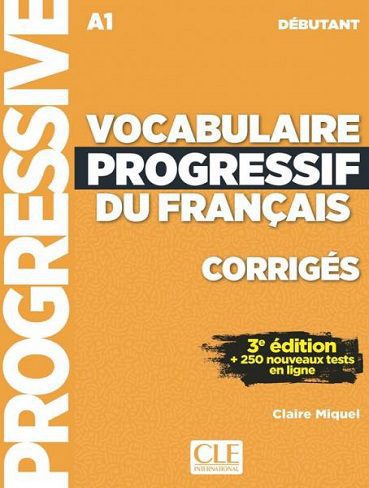 کتاب Vocabulaire Progressif Du Francais A1 – Debutant – 3rd +Corriges+CD