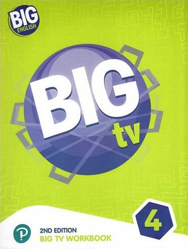 کتاب Big English 4 – Big TV Workbook 2nd +DVD