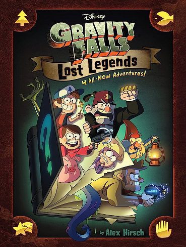 کتاب !Gravity Falls: Lost Legends: 4 All-New Adventures (زبان اصلی) رنگی)
