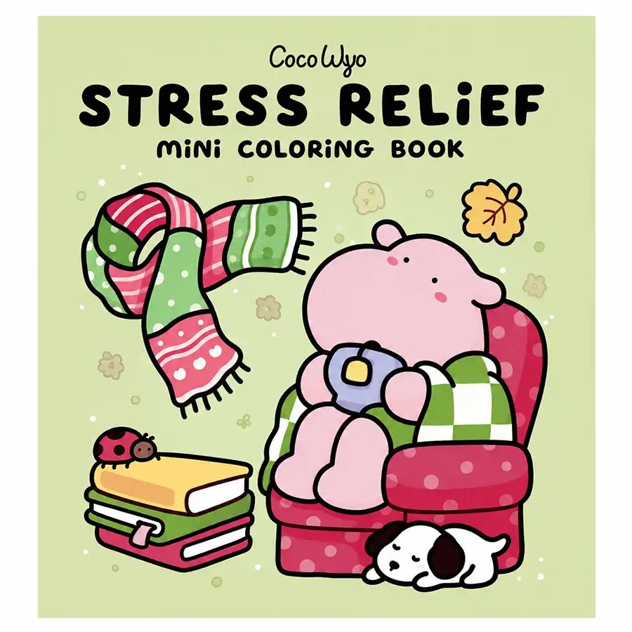 کتاب رنگ آمیزی مینی لانگو STRESS RELIEF