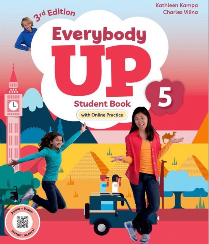 کتاب آموزشی انگلیسی اوری بادی آپ Everybody Up 5 3rd Edition