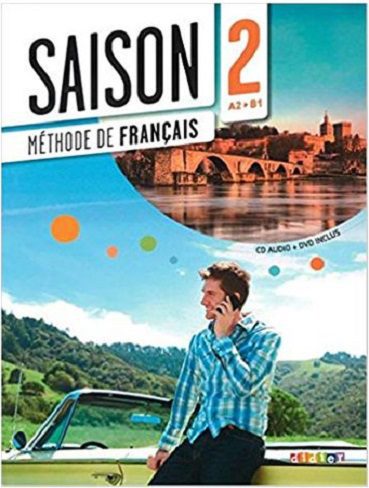 کتاب آموزشی فرانسه Saison niveau 2 A2/B1 – livre de l’eleve + cahier + dvd (رنگی)