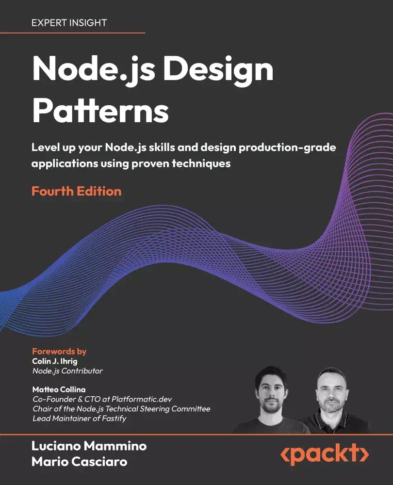 دانلود کتاب Node.js Design Patterns (نسخه 4 چاپ 2025)