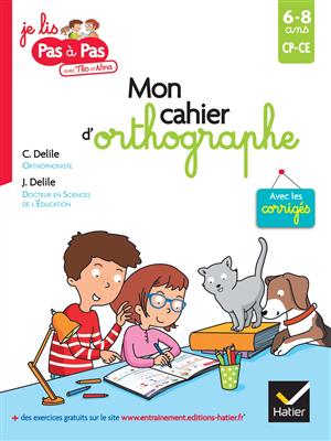 دانلود کتاب Mon cahier d’orthographe (Je lis pas à pas)