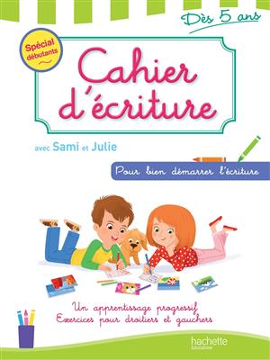 دانلود کتاب Cahier d’ecriture avec sami et julie Des 5 ans