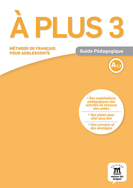 دانلود کتاب A plus 3 – Guide Pedagogique
