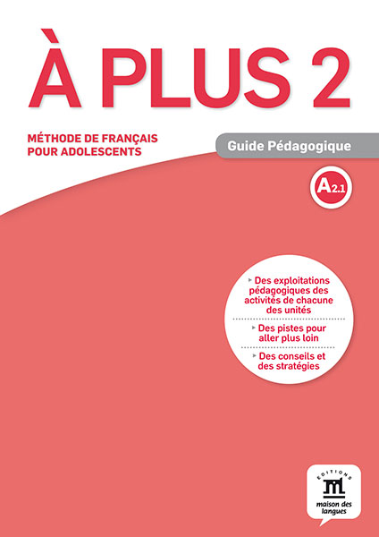 دانلود کتاب A plus 2 – Guide pedagogique