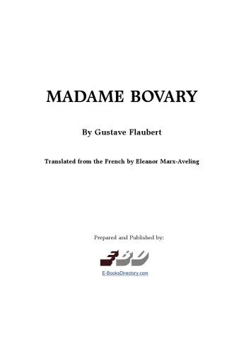 دانلود نسخه کامل کتاب Madame Bovary