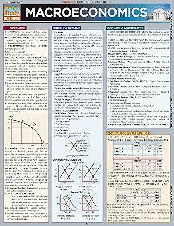 دانلود نسخه کامل کتاب Macroeconomics: QuickStudy Laminated Reference Guide (Quick Study Business)