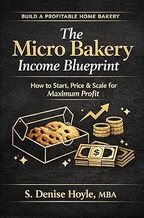 دانلود نسخه کامل کتاب The Micro Bakery Income Blueprint: How to Start, Price and Scale for Maximum Profit