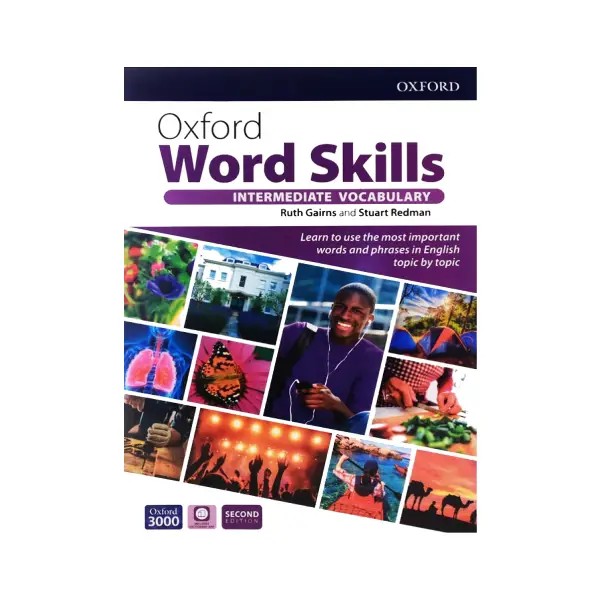 کتاب Oxford Word Skills Intermediate Vocabulary Second Edition کتاب نو