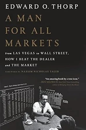 دانلود نسخه کامل کتاب A Man for All Markets: From Las Vegas to Wall Street, How I Beat the Dealer and the Market