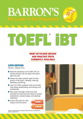 کتاب Barron’s TOEFL IBT 15th Edition