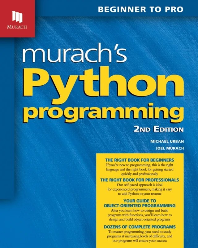 دانلود نسخه کامل کتاب \nMurach’s Python Programming 2nd Edition