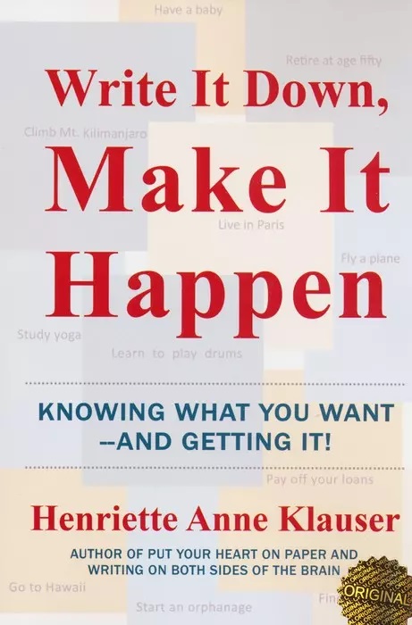 کتاب Write It Down Make It Happen