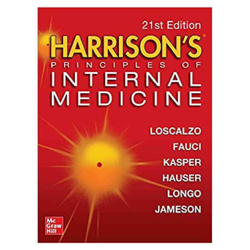 کتاب چهار جلدی Harrisons Principles of Internal Medicine (2022)