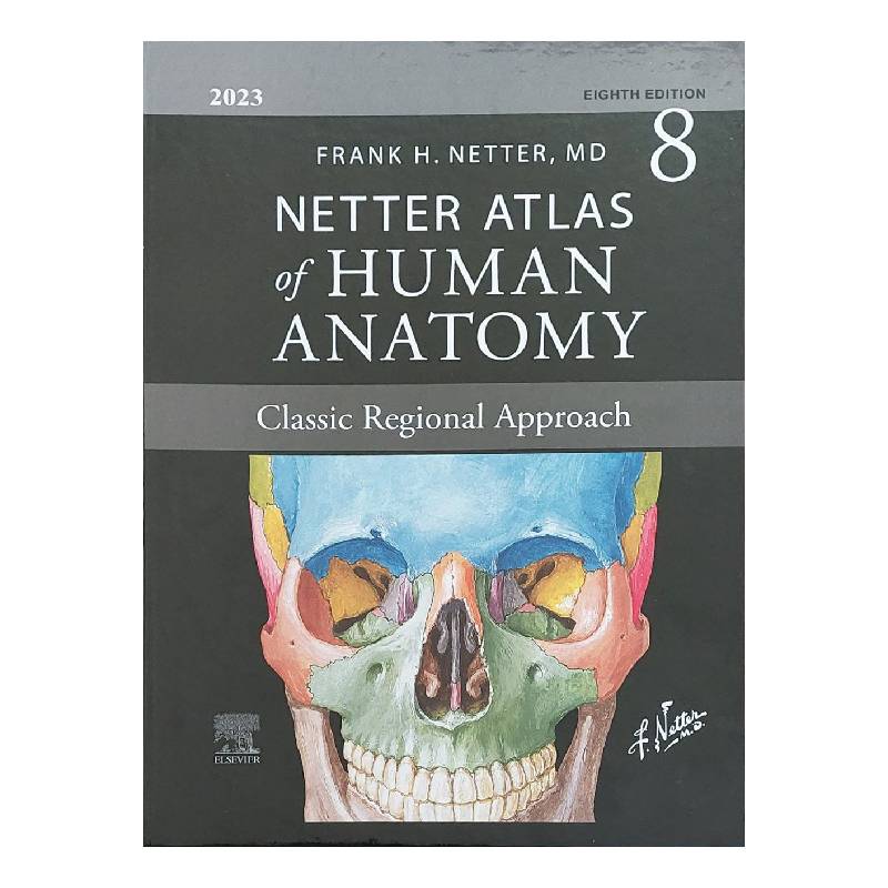 کتاب 2023 Atlas of Human Anatomy Netter 8th Edition (رحلی) اطلس نتر