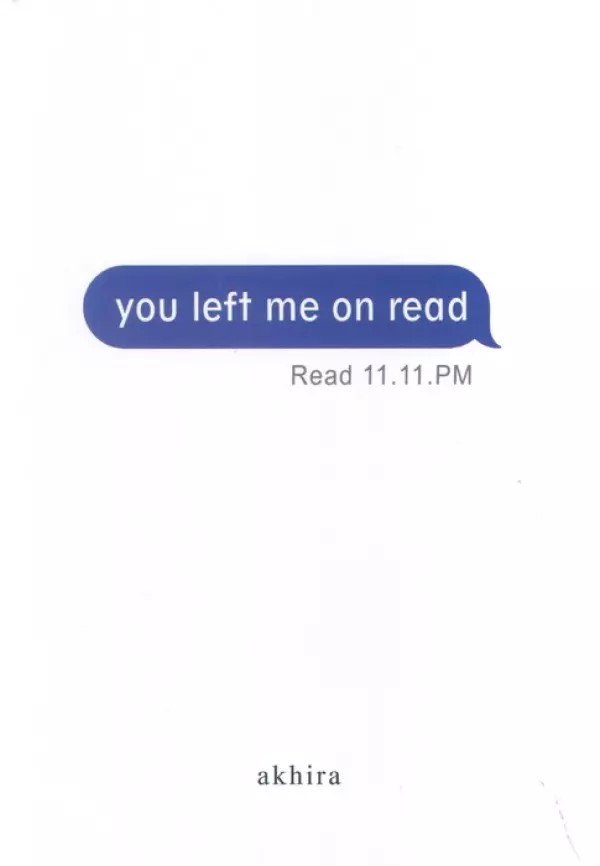 کتاب you left me on read