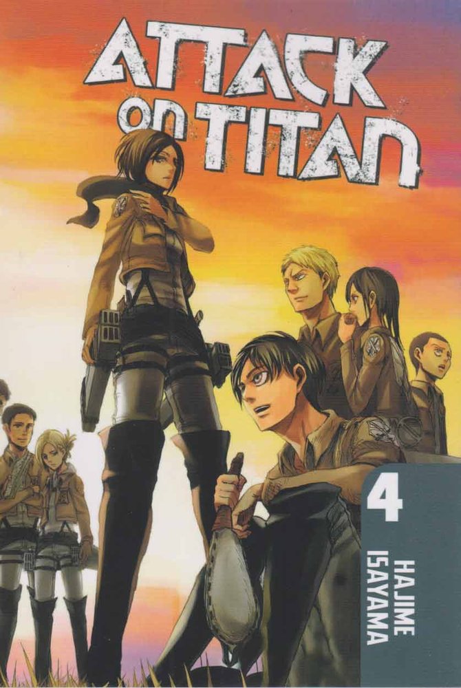کتاب مجموعه مانگا : Attack On Titan 4