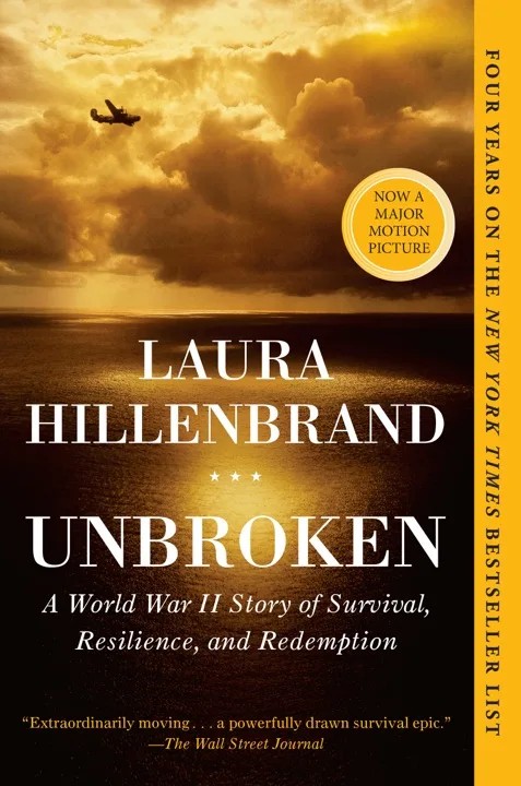دانلود نسخه کامل کتاب صوتی انگلیسی شکست‌ناپذیر، اثر لورا هیلنبرند Unbroken: A World War II Story of Survival, Resilience, and Redemption by Laura Hillenbrand