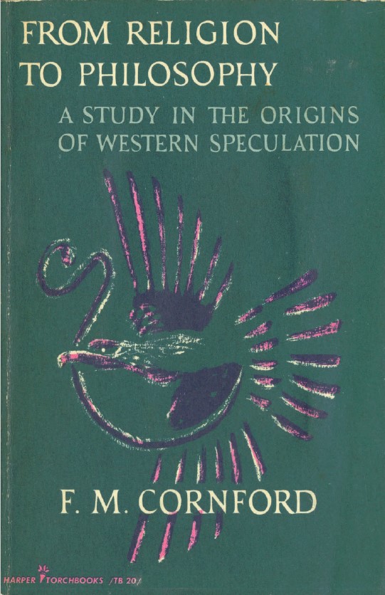 کتاب From religion to philosophy; a study in the origins of western speculation