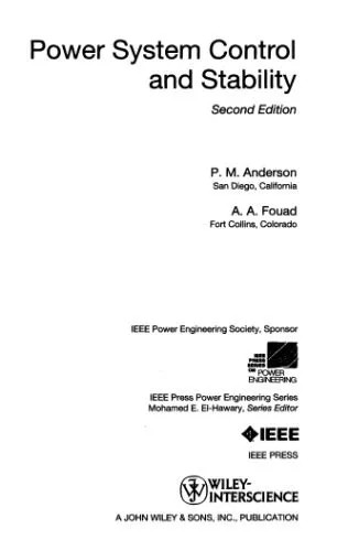 دانلود نسخه کامل کتاب Power System Control and Stability: 2nd Ed