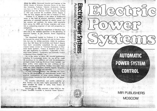 دانلود نسخه کامل کتاب Electric Power Systems. Automatic Power Systems Control