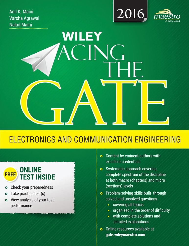 دانلود نسخه کامل کتاب Wiley Acing the GATE Examination For Electronics and Communication Engineering