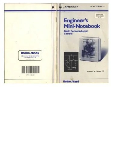 دانلود نسخه کامل کتاب Electrical – Engineer’s Mini-Notebook Basic Semiconductor Circuits