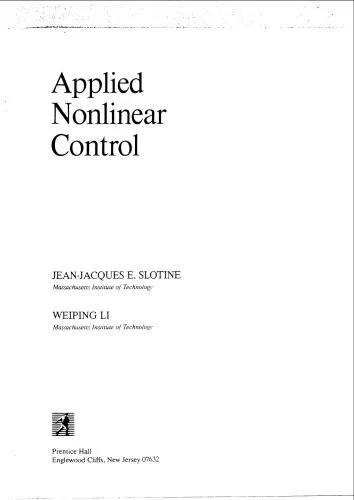 دانلود نسخه کامل کتاب Applied Nonlinear Control