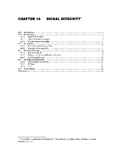 دانلود نسخه کامل کتاب Signal integrity