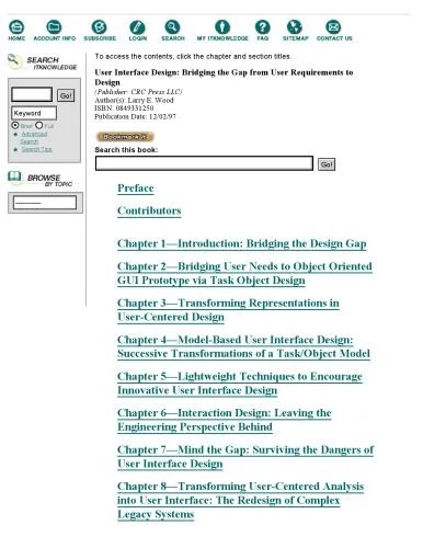 دانلود نسخه کامل کتاب User Interface Design: Bridging the Gap from User Requirements to Design