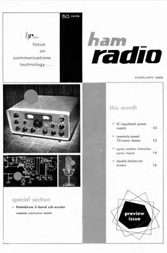 دانلود نسخه کامل کتاب Ham Radio Magazine – February1968 -Preview