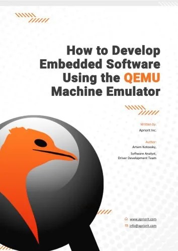 دانلود نسخه کامل کتاب How to Develop Embedded Software Using The QEMU Machine Emulator