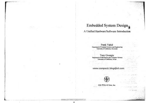 دانلود نسخه کامل کتاب Embedded System Design